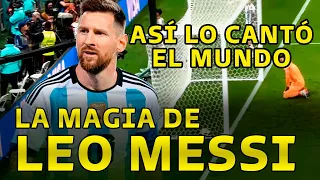 Así Cantó el Mundo el Gol de Messi | Julian | Argentina vs Croacia