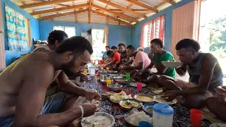 Village Youth Taro Project Ends With Feasting On Seafood (Stingray and Fish)🐠🇫🇯