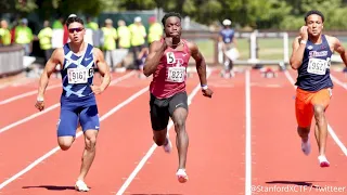 Stanford Freshman Breaks 100m Record