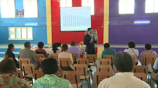 Fijian Acting PM Presents the 2017-2018 Budget Review, Nausori