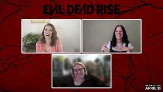 EVIL DEAD RISE Interview with actors Alyssa Sutherland and Lily Sullivan