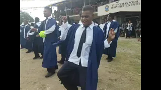 Saint Nicholas College Form 7 students 2018 graduation dance