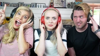 SINGING WITH NOISE CANCELLING HEADPHONES - Madilyn Bailey, Joshua Evans & Rebecca Zamolo