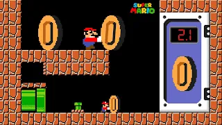 Mario and Tiny Mario Giant Coin Doors Maze Mayhem
