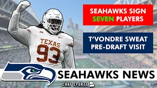 Seahawks SIGNING 7 Players In 2024 NFL Free Agency + Seahawks Draft News On T’Vondre Sweat Visit