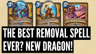 THE BEST REMOVAL SPELL EVER! New DRAGON for PALADIN! Holy support! | Badlands Review