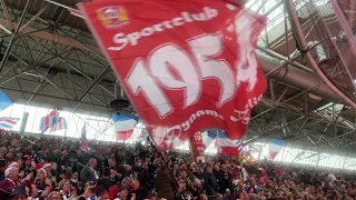 EISBÄREN BERLIN Fans at Löwen Frankfurt 🇩🇪🏒