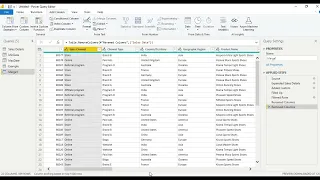 Extracting min date and Max date dynamically using power query editor