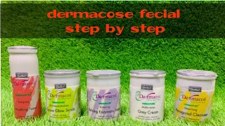 dermacos facial ka Sahi tareeka step by step sikhy