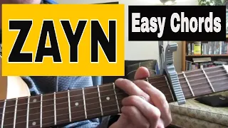 ZAYN- A Whole New World Guitar Lesson (really easy beginner version) Aladdin