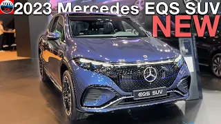 NEW 2023 Mercedes EQS Luxury SUV - FIRST LOOK exterior & interior