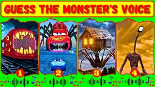 ❤️ Guess Monster Voice Train Eater, McQueen Eater, Spider House Head, Light Head Coffin Dance