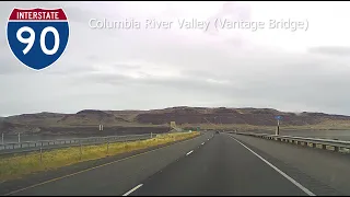 Interstate 90 road trip from Seattle to Spokane WA