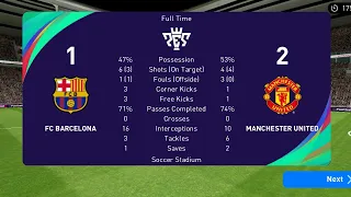 PES20211| barcelona vs manchester united PES FOOTBALL