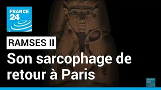 Un demi-siècle après une première exposition, le sarcophage de Ramsès II de retour à Paris