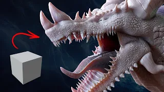 Blender Makes Sculpting Easy: Block to Beast in 1 Hour (Blender Tutorial)