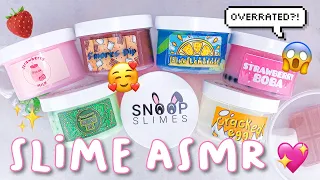 SATISFYING SLIME ASMR | Unboxing $100 Snoop Slimes Package