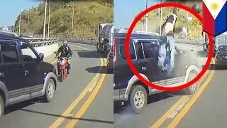 Мотоциклист чудом остался в живых после кувырка в воздухе