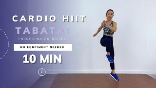 10 MIN Cardio Blast | Tabata Style HIIT| Quick Calorie Burning Workout