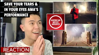 The Weeknd - Save Your Tears/In Your Eyes 2020 American Music Awards Performance REACTION