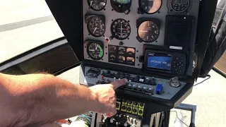 Enstrom 280FX start up and warm up