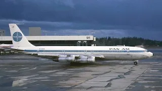 Рейс 812 Pan American World Airways - Анимация катастрофы - 1. Катастрова Boeing 707 под Денпасаром.