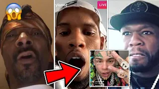 Rappers React To 6ix9ine Instagram Live (Snoop Dogg, Tory Lanez, 50 Cent)