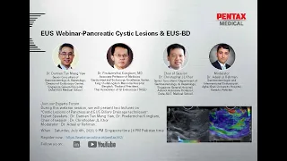 Webinar | Cystic Lesions of Pancreas and EUS Biliary Drainage techniques - July 04, 2020