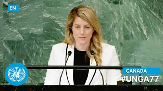 🇨🇦 Canada - Minister for Foreign Affairs Addresses UN General Debate, 77th Session (English) | #UNGA