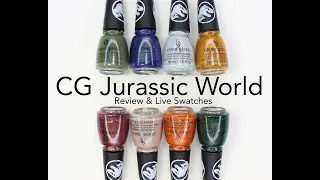 China Glaze Jurassic World Summer 2022 Collection: Review, Live Swatches and Comparisons