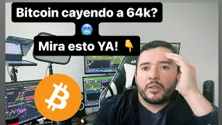 BITCOIN CAE A 64k!!! ANÁLISIS URGENTE 🚨 Y EN MINUTOS!!! 👇🥶😭👇