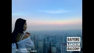 Baiyoke sky hotel Bangkok balcony