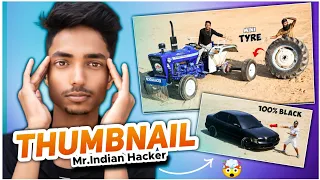 @MRINDIANHACKERजैसा thumnail बनाए|How to make mr Indian hacker thumnail|thumbnail kaise banaye