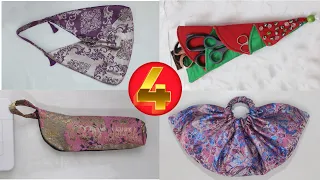 4 Amazing bags sewing tutorial 👜 DIY tote bag, crossbody bag & bottle bag