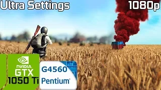 PUBG Ultra Settings [PC] GTX 1050 Ti 4GB GDDR5 & Intel Pentium G4560