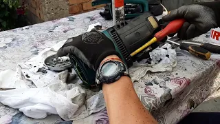 Makita electric chain saw repair / part 3