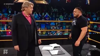 WWE NXT 7/27/21 Samoa Joe and William Regal (Full Segment)