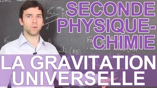 La gravitation universelle - Physique-Chimie - Seconde - Les Bons Profs