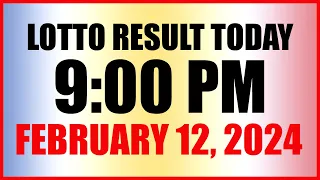 Lotto Result Today 9pm Draw February 12, 2024 Swertres Ez2 Pcso