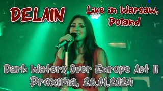 DelainLive in Warsaw, PolandProxima26.01.2024FULL SHOW