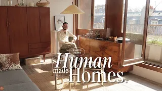 HUMAN MADE HOMES 01 | Daniel’s Paris Apartment Tour : Secondhand Furniture, Scandi + Art Deco decor