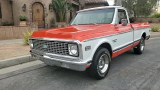 1971 Chevy C10 Short Bed For Sale Test Drive