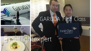 Garuda Indonesia FIRST CLASS | New GARUDA First Suite | 1080 [HD] Flight Experience | Inflightexpert