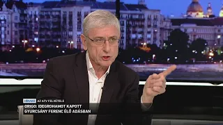 Origo: idegrohamot kapott Gyurcsány Ferenc élő adásban