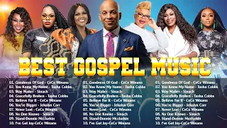 Collection Of The Best Songs  of CeCe Winans,Tasha Cobbs, Sinach🙏Good Old Black Gospel 2024