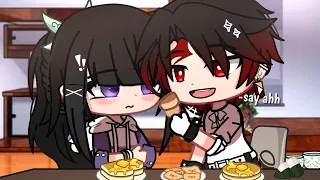 say ahh..| Tankana/Tanjiro x Kanao | Demon Slayer | Gacha Club MeMe| read description|