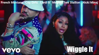 French Montana - Wiggle it (feat. City Girls, Cardi B, Megan Thee Stallion, & Nicki Minaj)