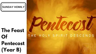 Homily - The Feast of the Pentecost (Year B)