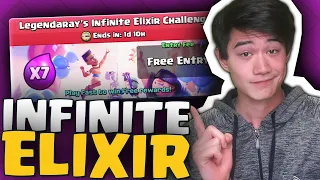 Dominating My Infinite Elixir Challenge || Best Infinite Elixir Decks!