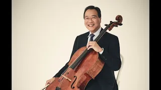 Yo-Yo Ma plays the cello